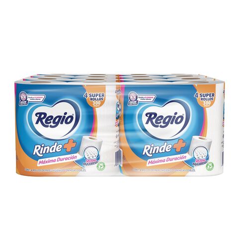 Papel higi&eacute;nico Regio Rinde+ 32 Rollos