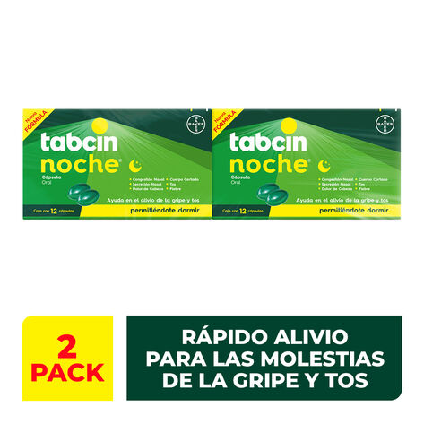 Tabcin Noche capsulas 2 Pack