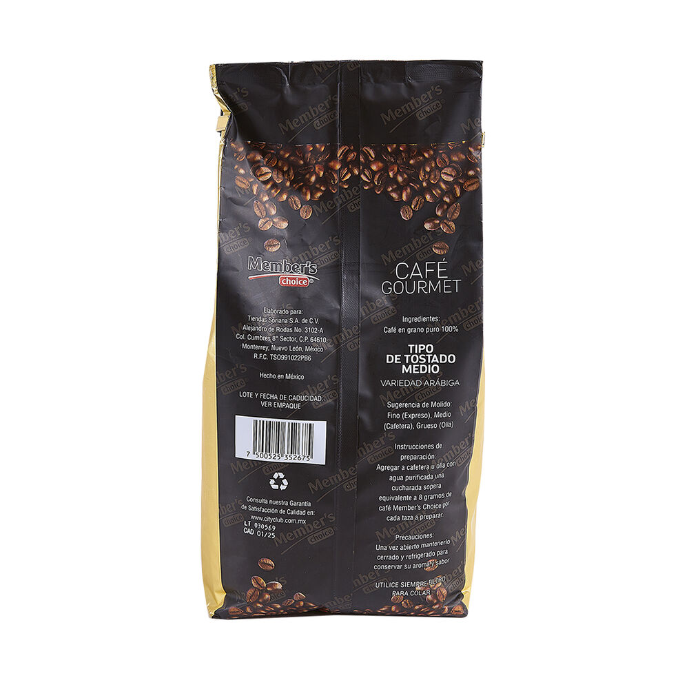 Caf&eacute; Gourmet Tostado en Grano Member's Choice  1 Kg image number 1