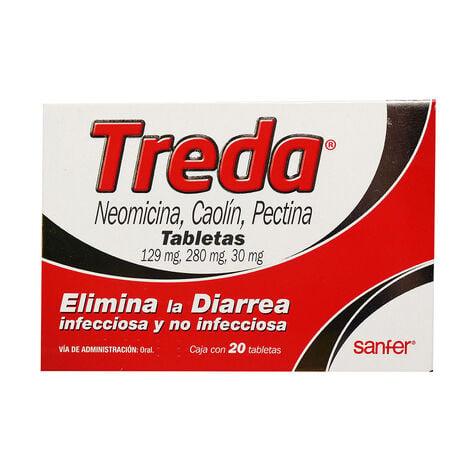 Treda 129/280/30 Mg Tab Con 20