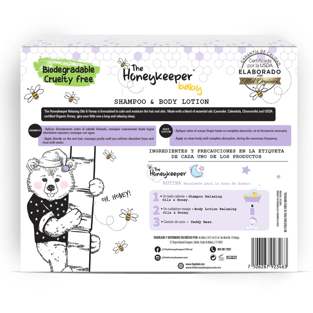 Set Newborn + Osito Honeykeeper 2/414 ml image number 1