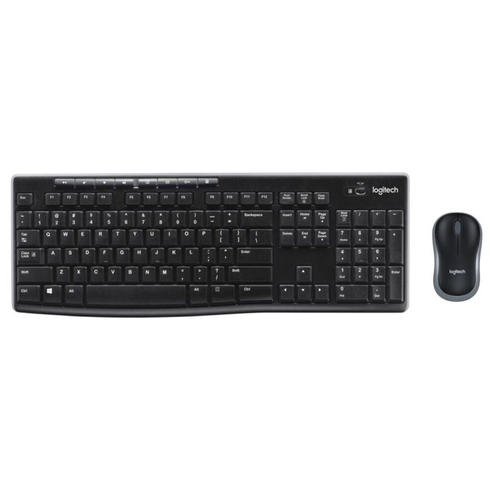 Combo Teclado y Mouse MK270 Logitech Negro image number 2