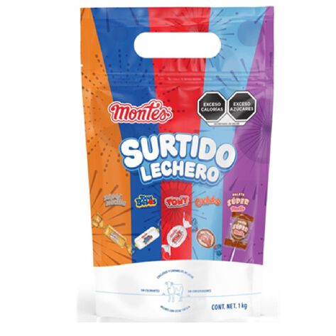 Caramelos Surtidos de Leche Montes 1 Kg