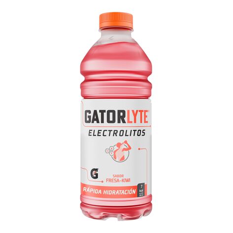 Gatorlyte Bebida con Electrolitos Fresa-Kiwi 591 ml