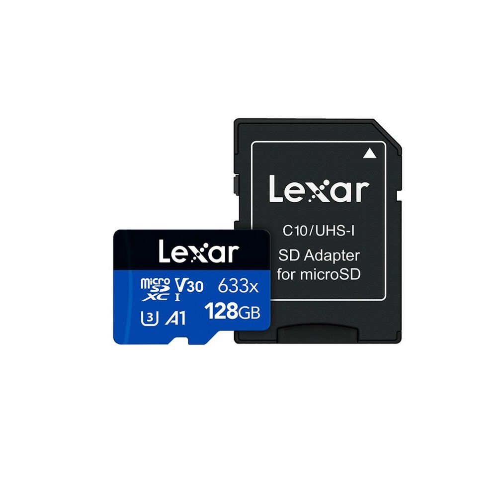 Memoria Micro SD con Adaptador Lexar 128 GB image number 1