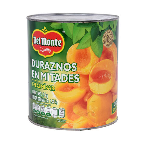 Durazno en Mitades  Del Monte  3 Kg