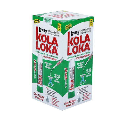 Pegamento en Tubo 2 grm Kola Loka 10pza