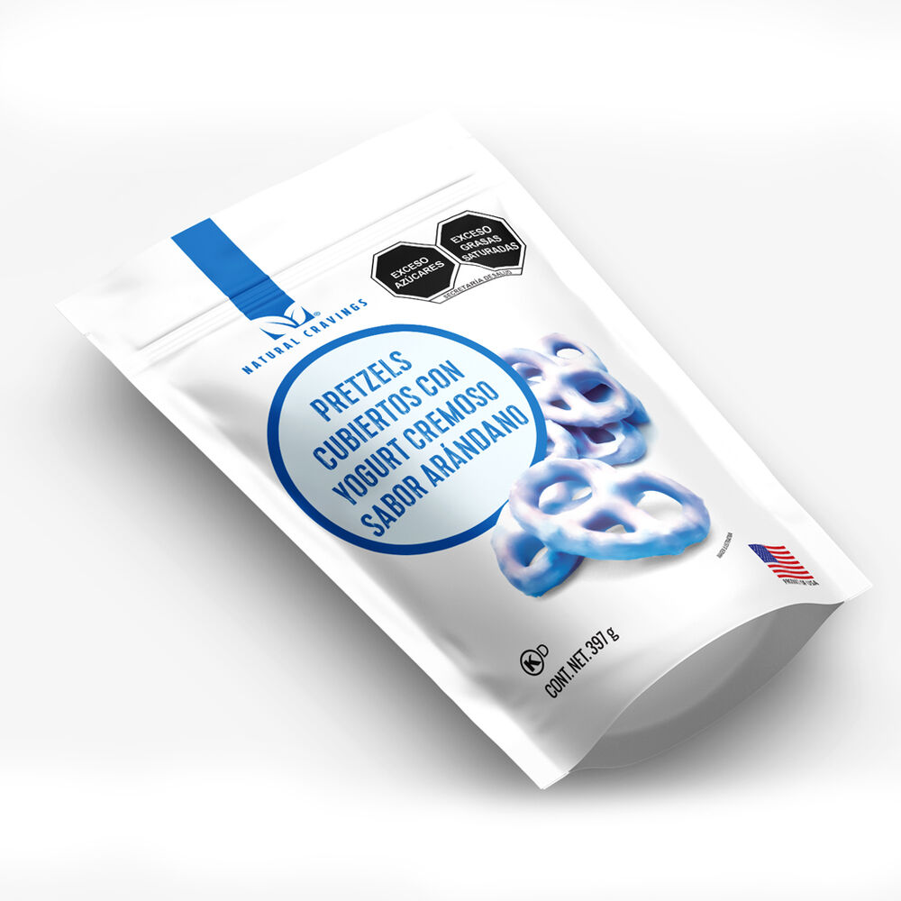 Pretzels con Cobertura Sabor Yogurt Morazul  397g image number 1