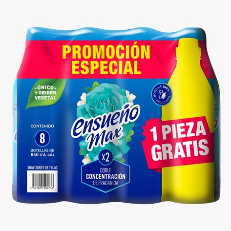 Suavizante Max Azul X2 Ensue&ntilde;o 8/850 ml