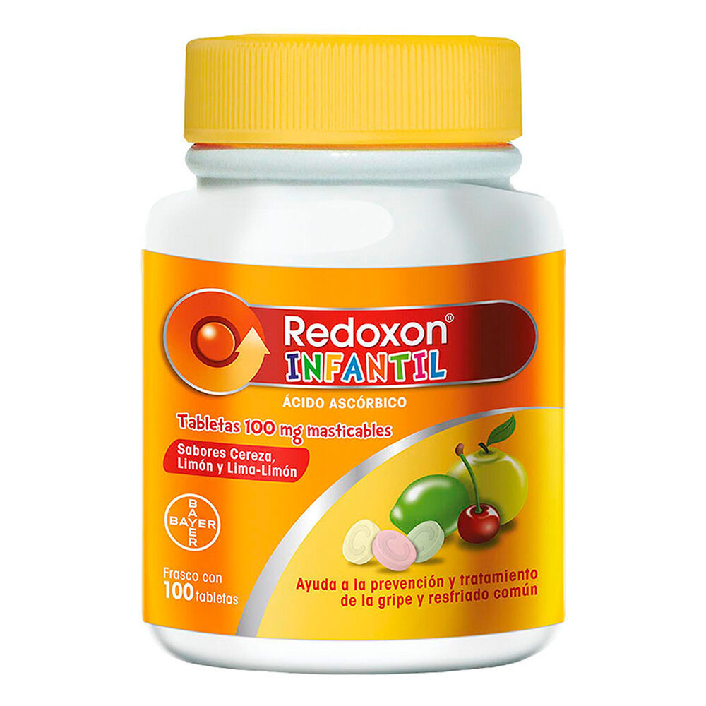 Redoxon infantil 10 tabletas masticables 3 pack image number 1