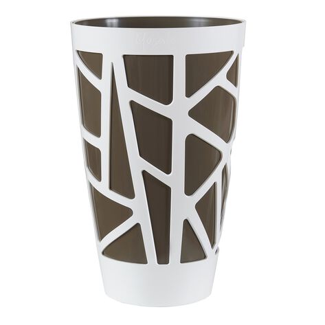 Maceta Mosaico Curva 40 Taupe IDEL