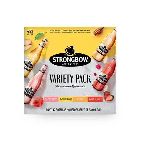 Sidra Strongbow Variety Pack 12/330ml