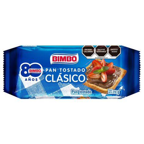 Pan Tostado Cl&aacute;sico Bimbo 210 g