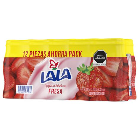 Yogurt Bebible De Fresa Lala 12/220 gr