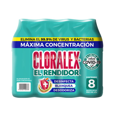 Blanqueador Multiempaque Cloralex 8 / 950 ml