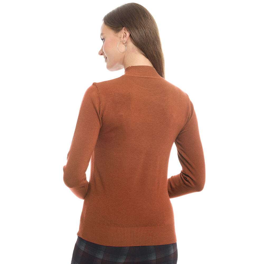 Sueter tejido caf&eacute; talla M Nine West image number 1