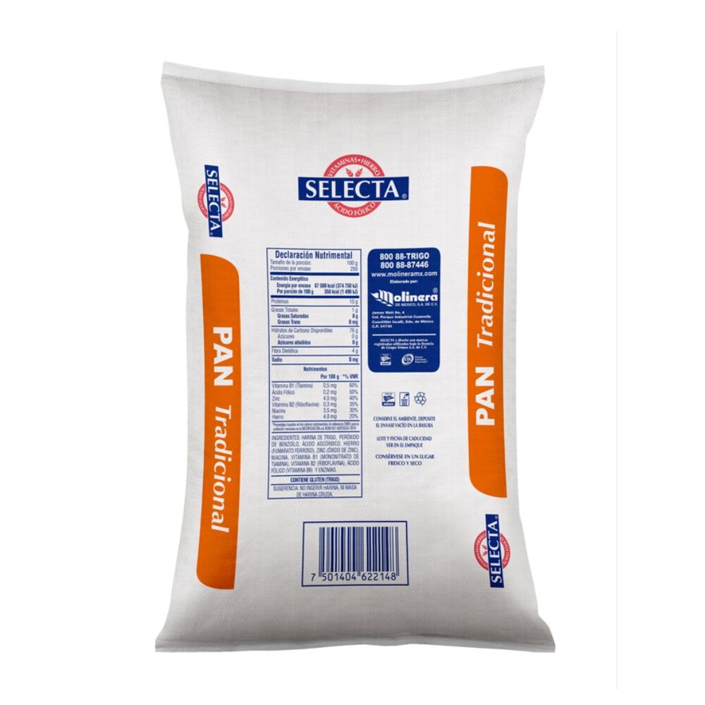Harina Selecta Pan Tradicional 1/ 25 kg image number 1