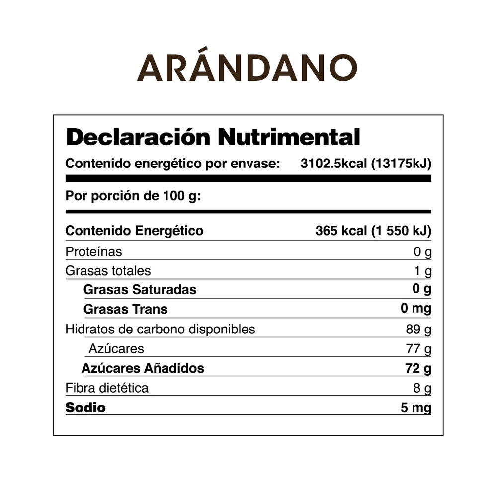 Arándano Deshidratado Member's Choice 850 g image number 2