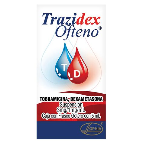 Trazidex Ofteno 3/1mg Gts Oft Susp con 5