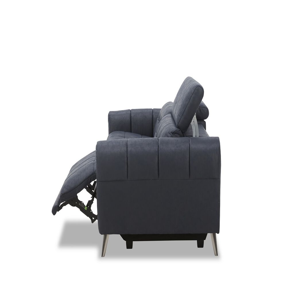 Love Seat Reclinable Velvet Members Choice image number 4