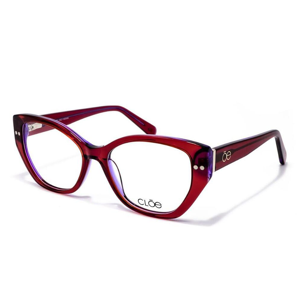Lente oftalmico con clip para dama Cloe VLE.14431.0PUR.54 image number 1