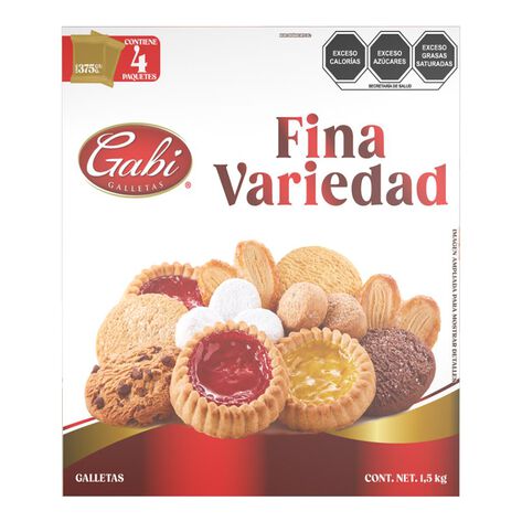 Galletas Fina Variedad Gabi 1.5 Kg