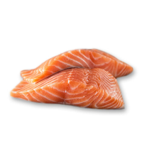 Salm&oacute;n Porciones Caja 4.54 Kg