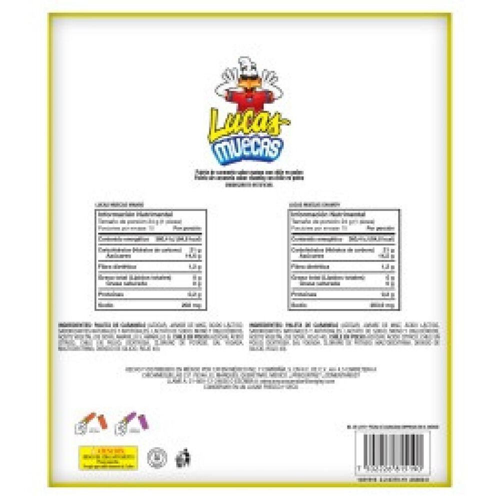Paleta Lucas Muecas Chamoy 25 Gr image number 2