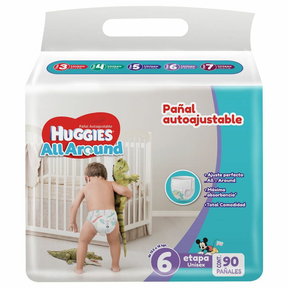Pa&ntilde;al All Around Etapa 6 Huggies 3/30 pzas image number 1