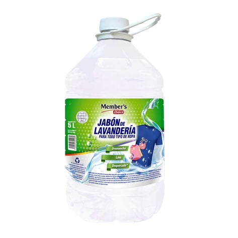 Jab&oacute;n de Lavanderia L&iacute;quido Member's Choice 5 L