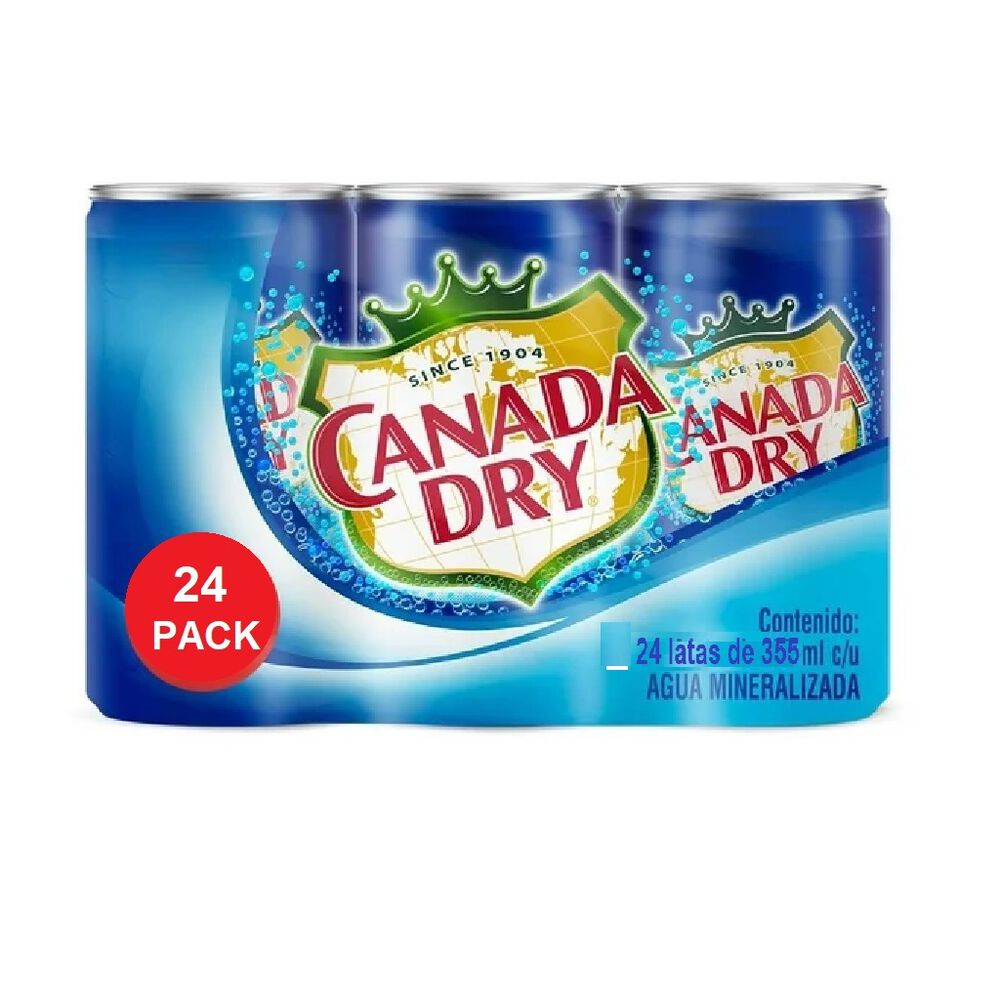 Agua Mineral Canada Dry 355 Ml Lata image number 2