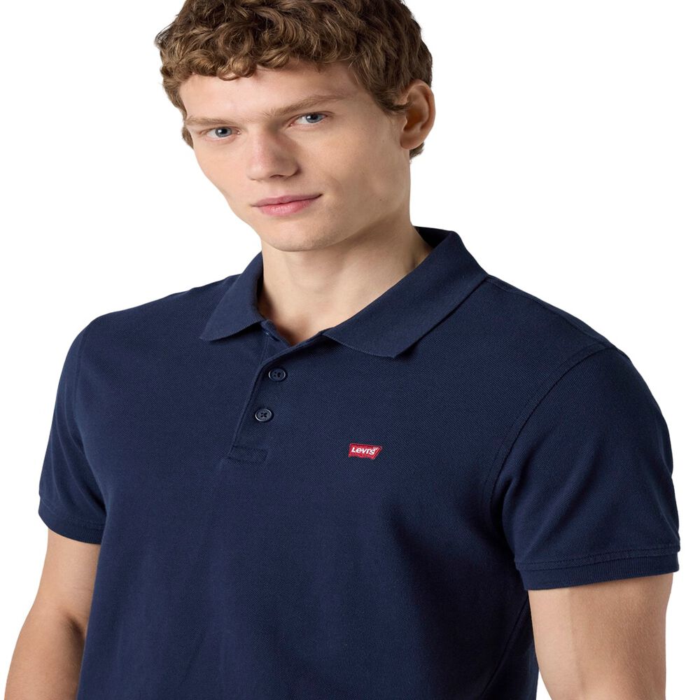 Playera Polo de Caballero Azul M Levis image number 1
