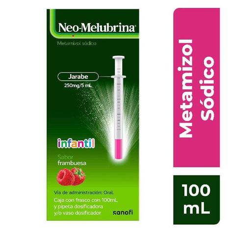 Jarabe Neo Melubrina Sabor Frambuesa 100 ml