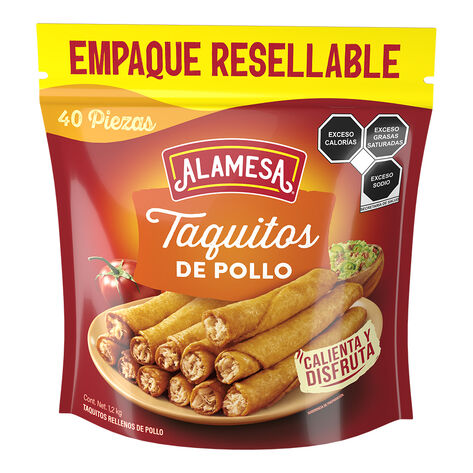 Taquitos de Pollo Alamesa 40 Piezas