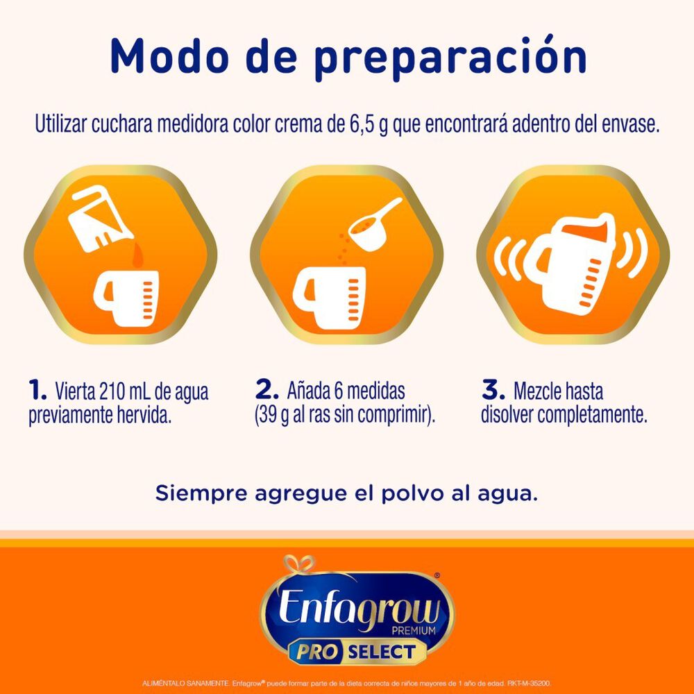 F&oacute;rmula Infantil Etapa 3 Enfagrow Pro Select 3 kg image number 2