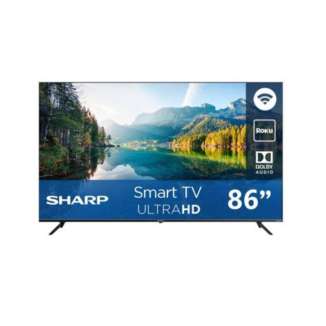 Pantalla 86" SHARP Ultra HD Roku TV 2T-C86EL8UR