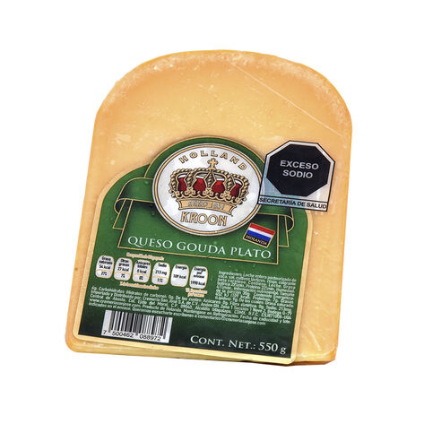 Queso Gouda Plato Amarillo Kroon 550 gr