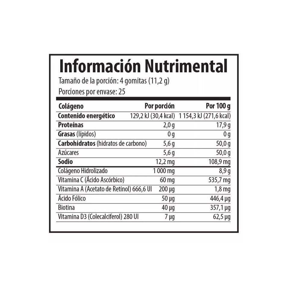 Gomitas Belabear colageno + biotina con 100  2 pack image number 1