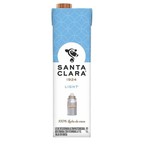 Leche UHT Santa Clara Light 1 L