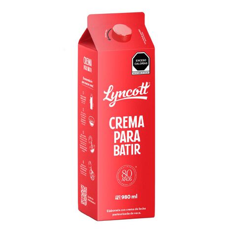 Crema Para Batir Lyncott 980 ml