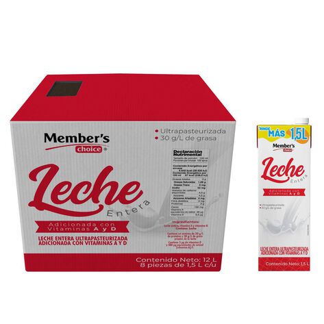 Leche Entera 8 / 1.5 L Members Choice
