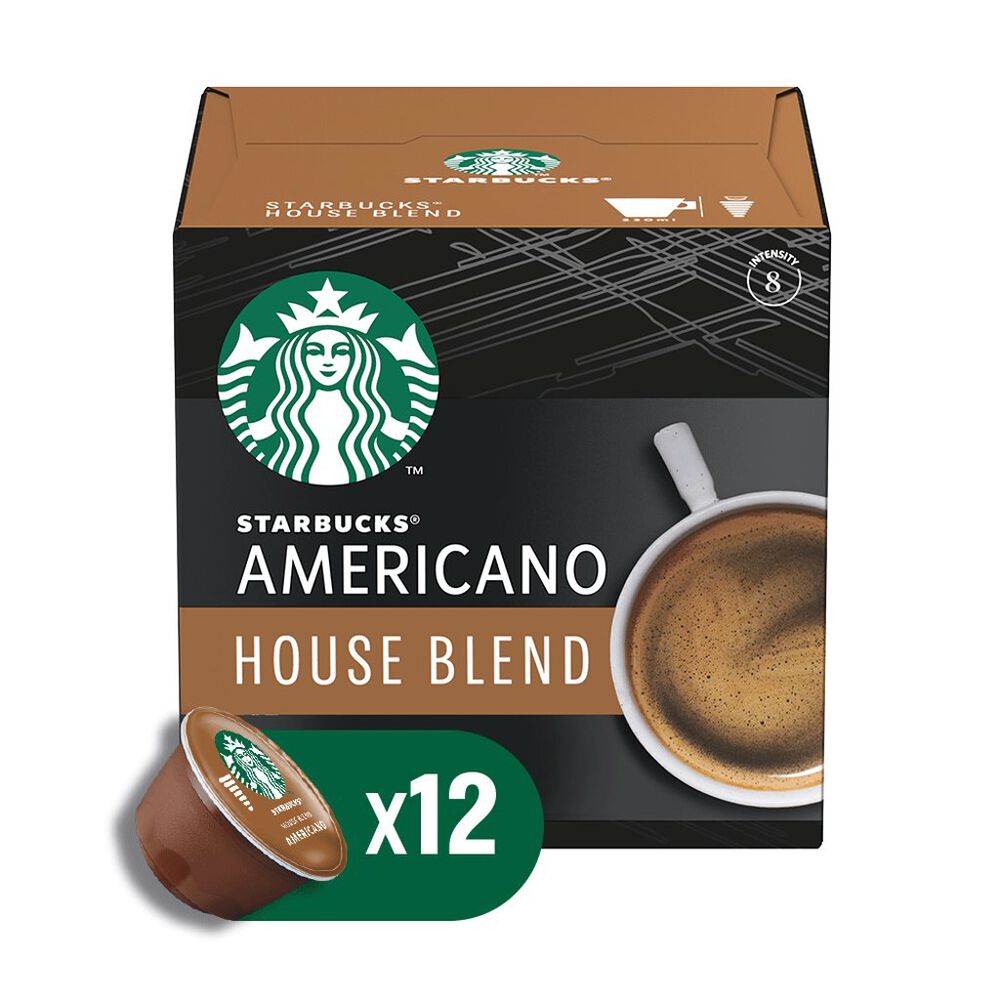 Caf&eacute; Starbucks by Nescaf&eacute; Dolce Gusto House Blend 12 C&aacute;psulas image number 7