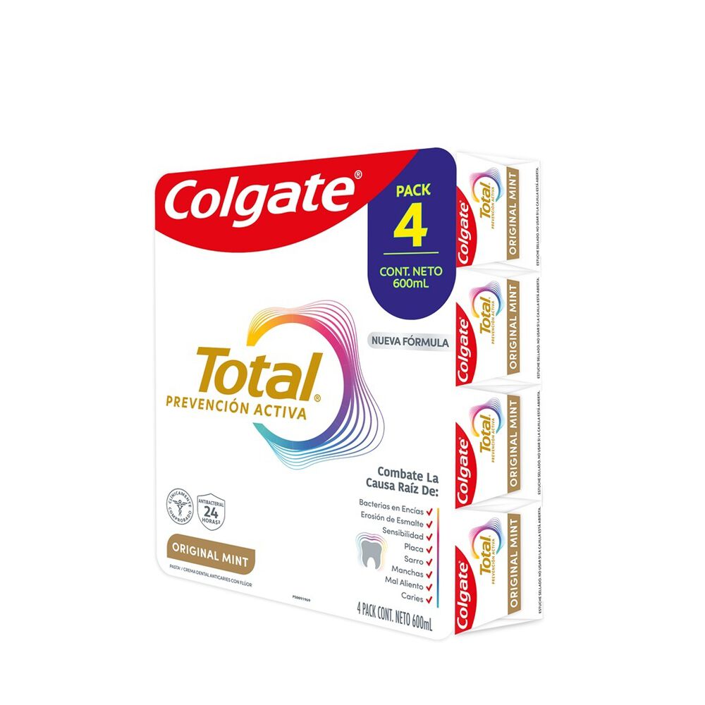 Pasta Dental Total Prevenci&oacute;n Activa Colgate 4/150 ml image number 3
