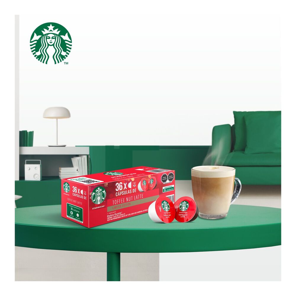 C&aacute;psulas Toffee Nut  Latte Starbucks 1/36 pzs image number 7