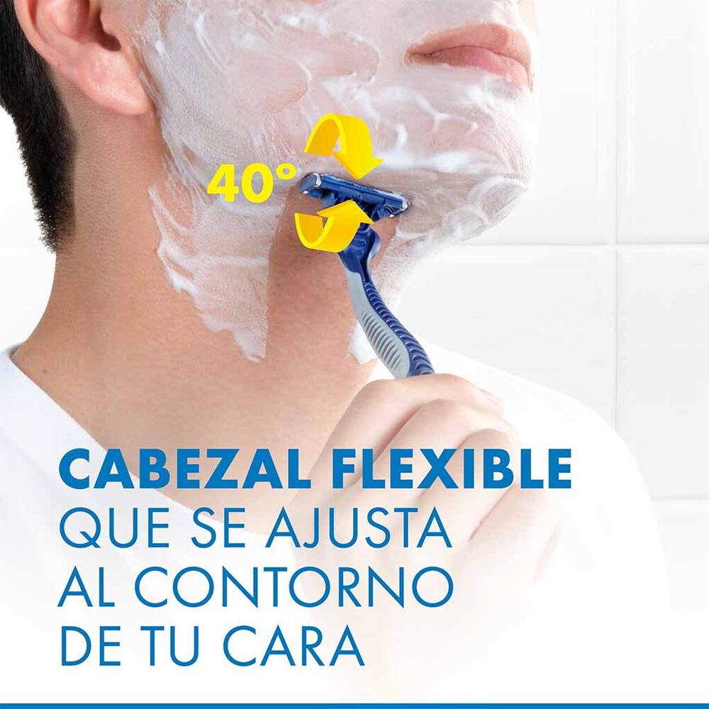 Rastrillo Prestobarba 3 Gillette 16 pzas image number 5