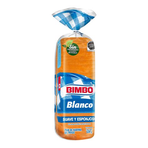 Pan en Barra Blanco Bimbo Grande 620 g