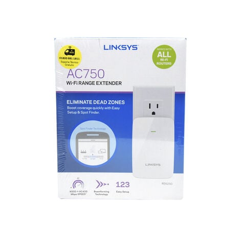 Extensor Dual Band Linksys Ac 2.4 Y 5.0 G
