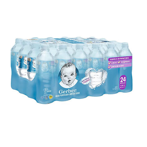 Agua para Beb&eacute; Gerber 24/500 ml
