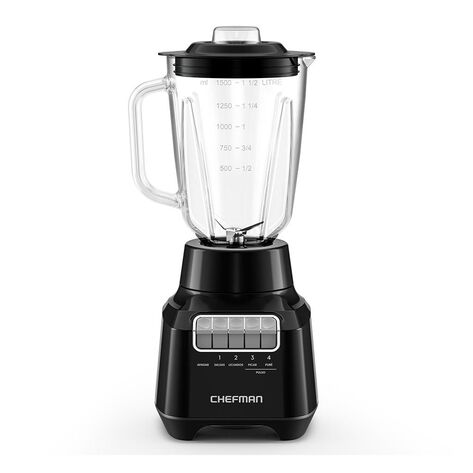 Licuadora 1.5 Litros Chefman con jarra de vidrio