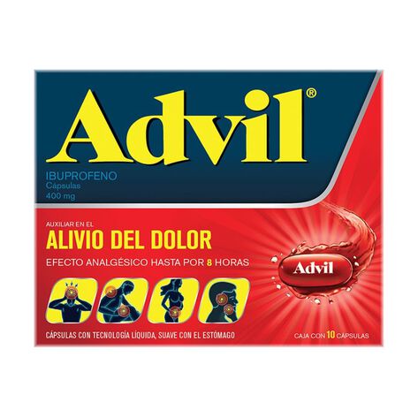 Advil Max 400Mg Cap 10